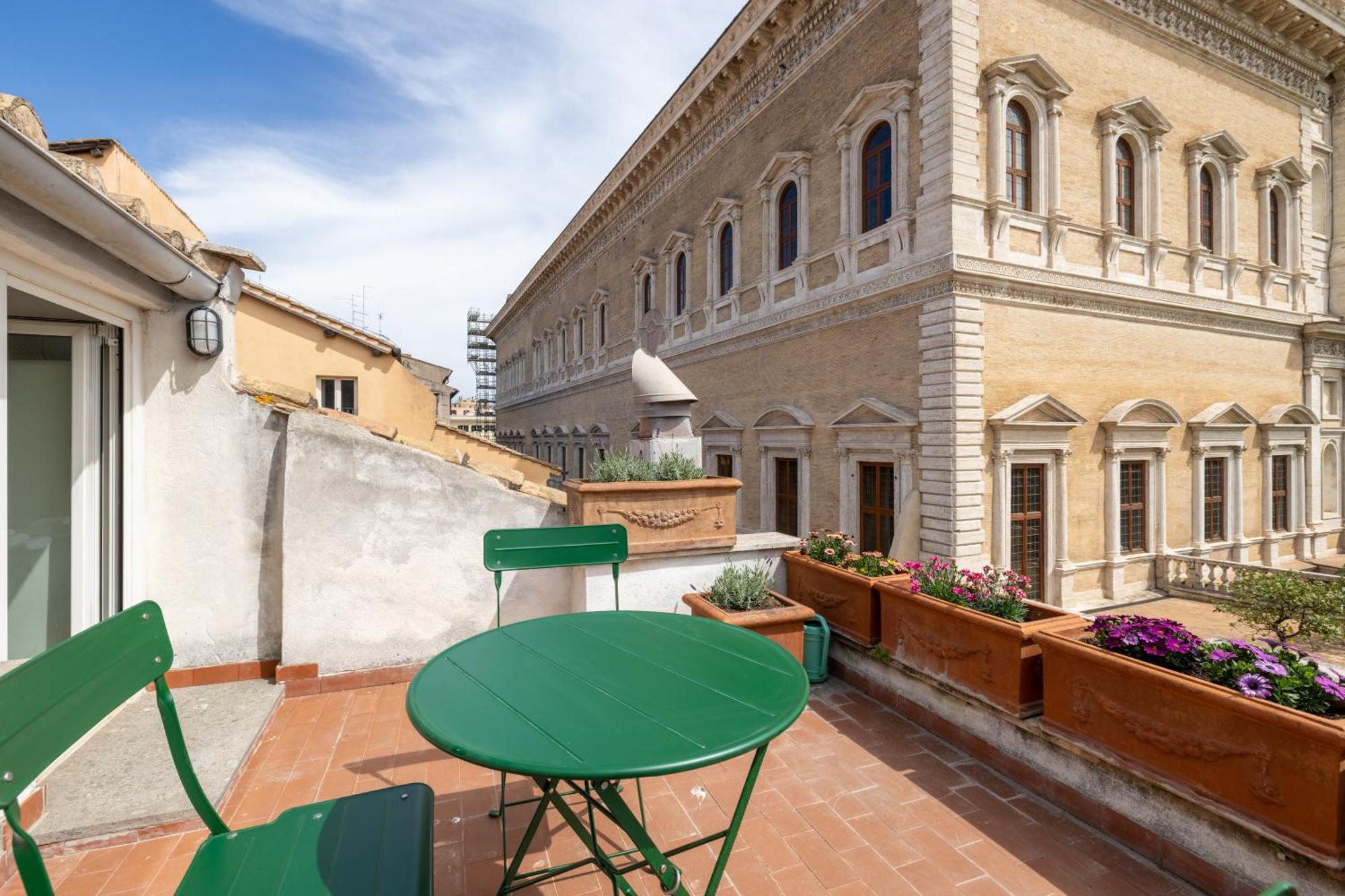 Ferienwohnung Farnesi Terrace Penthouse Rom Exterior foto