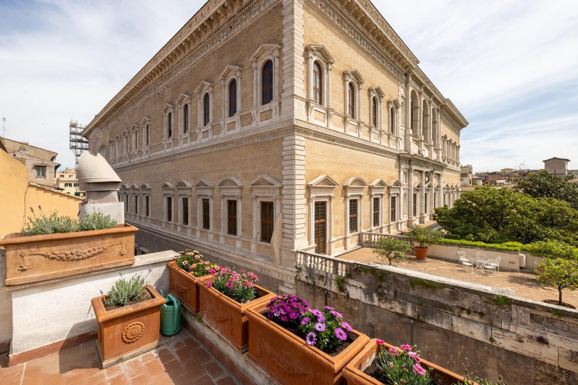 Ferienwohnung Farnesi Terrace Penthouse Rom Exterior foto